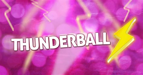The UK National Lottery was first drawn on November 19, 1994. . Thunderball results history